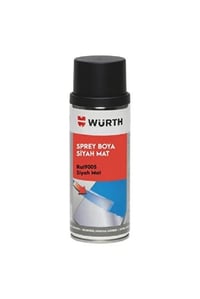 WÜRTH SPREY TAMPON BOYA RAL9005 MAT SİYAH 400 ML,