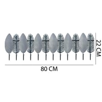 Derya T. İçin Özelleştirilmiş 80x80 cm Özel Ölçü Metal Duvar Dekoru ve 80x22 cm Özel Ölçü Metal Askılık Seti