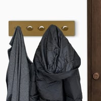 Elora Gold modern dekoratif metal duvar askısı, gold metal antre askılık