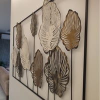 Hülya Ç. İçin Özel Olarak Hazırlanmış Duvar Dekoru, 140x85 cm Boyutlarında, Büyük Boy Metal Duvar Tablosu, Özel Üretim Yaldızlı Tablo