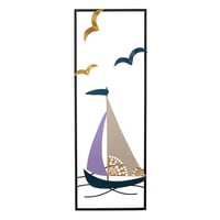 Sevgi B. İçin Özel Olarak Renklendirilmiş, 32x90 Boyunda, Özel Üretim Metal Tablo