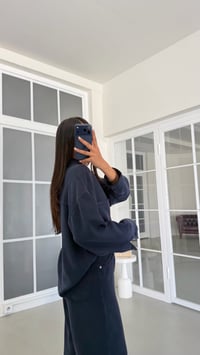 Lacivert Gömlek Pantolon İkili Premium Tencel Denim Takım GAUS-02099GAUSTAKIMGAUS-02099