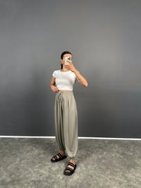 Mey Soft Haki Modal Kumaş Pantolon GausPANTOLONGU008523