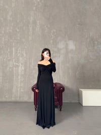 Sonia Siyah Madonna Yaka Pinterest ElbiseGausELBİSEGU00904342