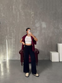 Jeny Siyah Palazzo Triko PantolonGausPANTOLONGU00904217