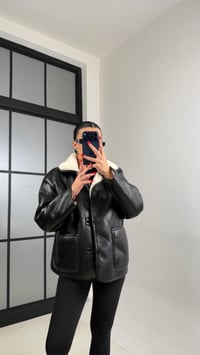 Siyah Çift Taraflı İçi Kürklü Mont GAUS-01008GAUSMONTGAUS-01008