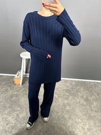 MD Lacivert Muadil Triko İkili TakımGausTAKIMGU008923