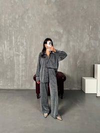 Gusta Gri Taşlı Parlak TakımGausTAKIMGU00903906