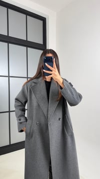 Antrasit MD Muadil Astarlı Kaşe Kaban GAUS-00613GAUSKABANGAUS-00613