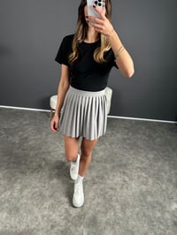 Kiew Gri Şortlu Pileli Etek GausETEKGU003990