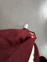 Nivera Bordo Oversize Premium Uzun HırkaGausHIRKAGU00904277