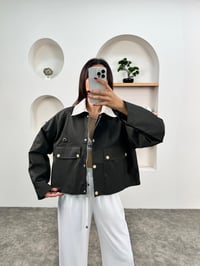 Dalia Koyu Haki ZR Model Astarlı Trenç CeketGausCEKETGU00903666