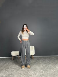 Noa Gri Premium Palazzo PantolonGausPANTOLONGU002612