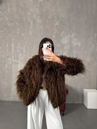 Noah Kahve Püsküllü Astarlı KürkGausKABANGU00904356