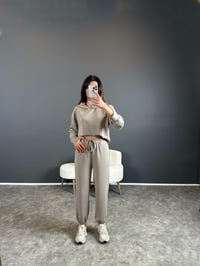 Emery Vizon Modal Kumaş Kapüşonlu Basic İkili Takım GausTAKIMGU0004307