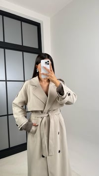 Taş Astarlı Kuşaklı Premium Trençkot GAUS-00516GAUSTRENÇKOTGAUS-00516