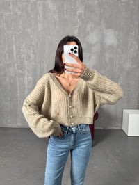 Rendi Vizon İnci Düğmeli HırkaGausHIRKAGU00903880