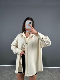 Oversize Gabardin Gömlek GausGÖMLEKGU004710