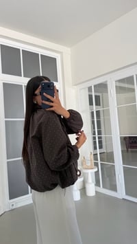 Kahve Astarlı Taşlı Tasarım Bomber Ceket GAUS-01898GAUSJacketsGAUS-01898