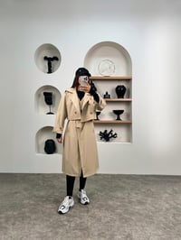 Espe Taş Premium Astarlı İkili Sihirli TrençkotGausKABANGU0090344