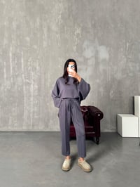Wax Antrasit Modal Kumaş TakımGausTAKIMGU00903918