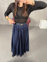 Jolena Lacivert Astarlı Vual Kumaş EtekGausETEKGU100355