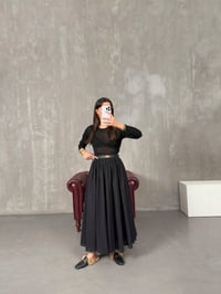 Jolena Siyah Astarlı Vual Kumaş EtekGausETEKGU100353