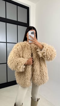 Taş Saçaklı Astarlı Premium Kürk GAUS-00332GAUSPuffer JacketsGAUS-00332