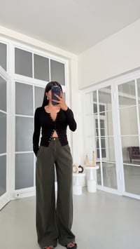 Yeşil Yıkamalı Tencel Denim Pantolon GAUS-01786GAUSDENİM PANTOLONGAUS-01786