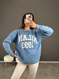 Milano Mavi Eskitme SweatshirtGausSWEATSHIRTGU002560