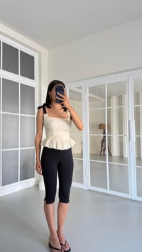 Siyah Capri Tayt GAUS-01529GAUSTAYTGAUS-01529