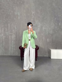 Yeşil Astarlı Blazer Ceket Gaus00216GausCEKETGU1001499