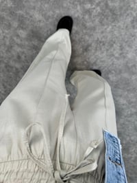 Molin Taş Beli İpli Lastikli Çımalı PantolonGausPANTOLONGU00903720