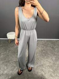 Helgi Gri Beli Lastikli Pike Modal Tulum GausTULUMGU008442