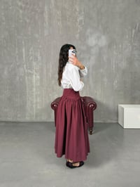 Vasco Bordo Massi Muadil Bel Detaylı Poplin EtekGausETEKGU100611