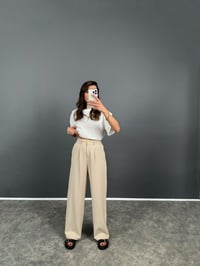 Taş GK Gold Düğmeli Beli Lastikli PantolonGausPANTOLONGU008098