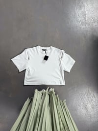 Ace Beyaz MD Muadil Kol Fermuar Detaylı TshirtGausTSHIRTGU100829
