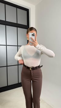 Kahve Kemerli Çelik Pantolon GAUS-00706GAUSPANTOLONGAUS-00706