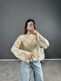 Taş Ajurlu Triko Kazak GausKAZAKGU004293