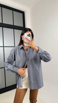 Mavi Çizgili Premium Gömlek GAUS-00143GAUS القمصان GAUS-00143