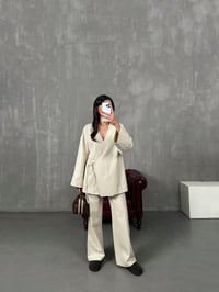 Rozali Taş Gabardin Kimono İkili TakımGausTAKIMGU100561