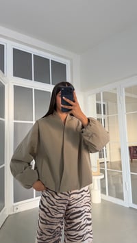 Haki Kruvaze Astarlı Reglan Mont GAUS-01905GAUSPuffer JacketsGAUS-01905