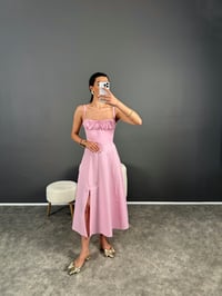 Pembe Pinterest Viral ElbiseGausELBİSEGU007277