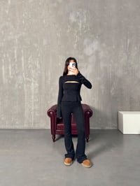 Dream Antrasit Dekolte Pencere Detaylı TakımGausTAKIMGU00903946