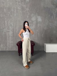 Brow Taş Üç İplik Şardonsuz Fermuar Paçalı Eşofman AltıGausEŞOFMANGU00904252