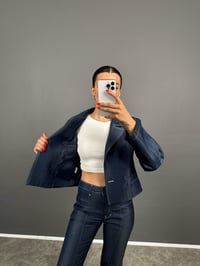 Jack Mavi Tensel Denim Ceket Pantolon TakımGausTAKIMGU008902