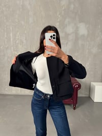 Beca Siyah ZR Model Cepli CeketGausCEKETGU00903913