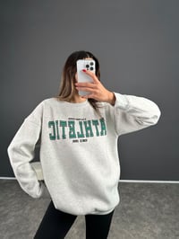 Colin Gri Şardonlu Oversize SweatshirtGausSWEATSHIRTGU002531