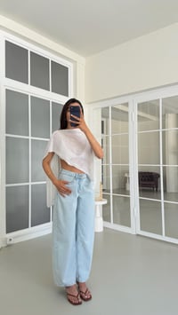 Buz Mavi Balon Tencel Denim Pantolon GAUS-01685GAUSDENİM PANTOLONGAUS-01685