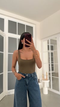 Yeşil Basic Bodysuit GAUS-02333GAUSBODYSUİTGAUS-02333